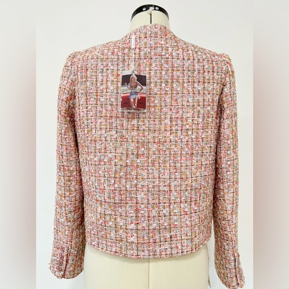 Self Portrait Tweed Blazer Jacket View 6